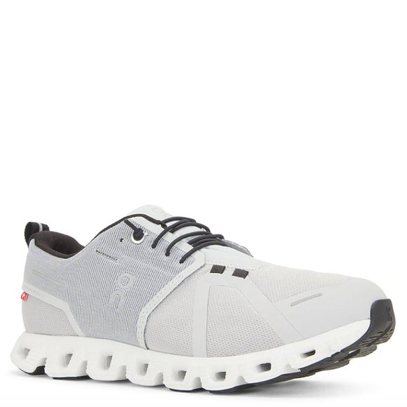 On Running Shoes - ON CLOUD NWOT Grey White Black Cloud 5 Waterproof Sneakers 7